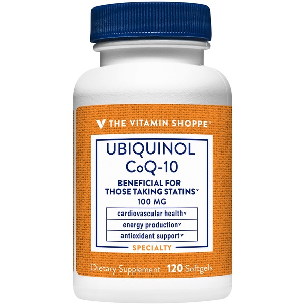 Heart Health The Vitamin Shoppe Ubiquinol CoQ10 100 mg (120 Softgels) hero