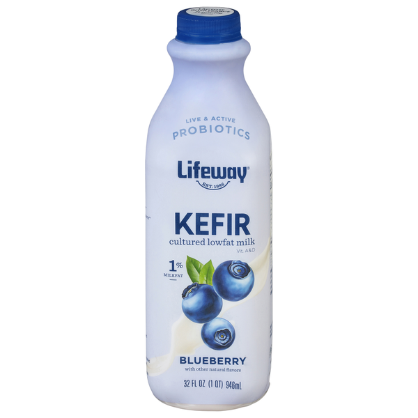 Yogurt, Kefir & Smoothies Lifeway Lowfat Blueberry Kefir hero