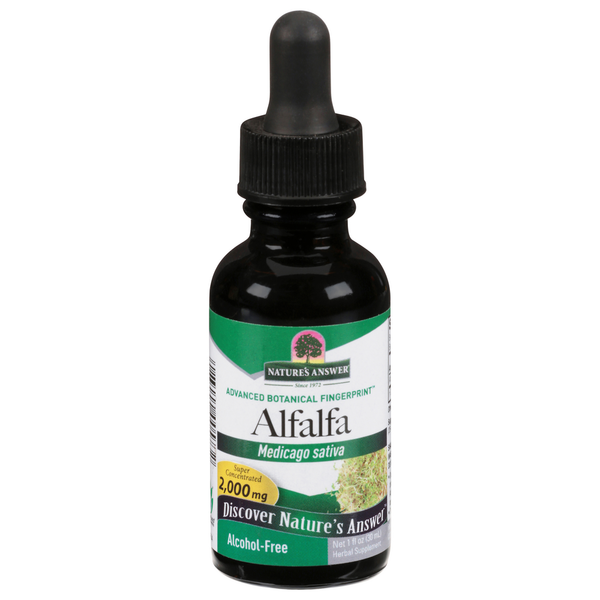 Herb Set Nature's Answer Alfalfa, 2000 mg hero