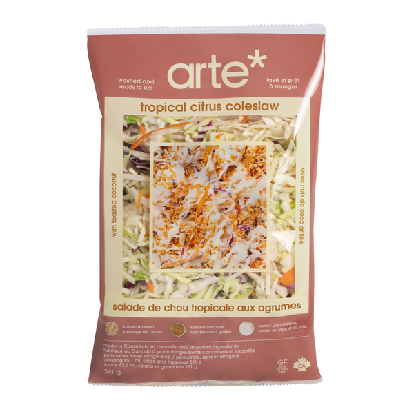 Prepared Meals arte* tropical citrus coleslaw hero