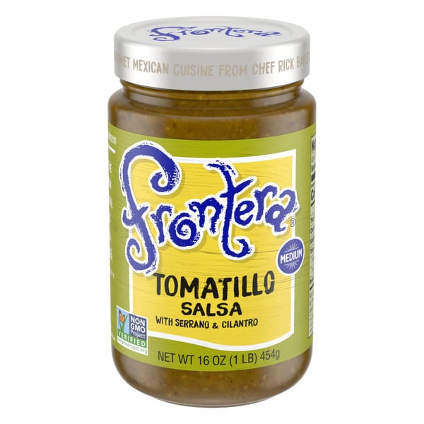 Preserved Dips & Spreads Frontera Gourmet Mexican Medium Tomatillo Salsa hero