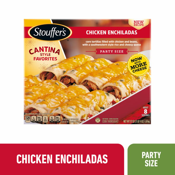 Frozen Meals Stouffer's Party Size Chicken Enchiladas Frozen Entrée hero