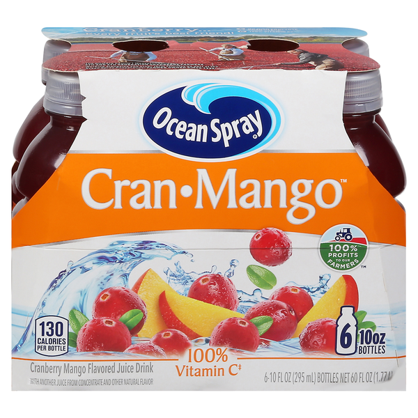 Juice & Nectars Ocean Spray Cranberry Mango Juice Drinks hero