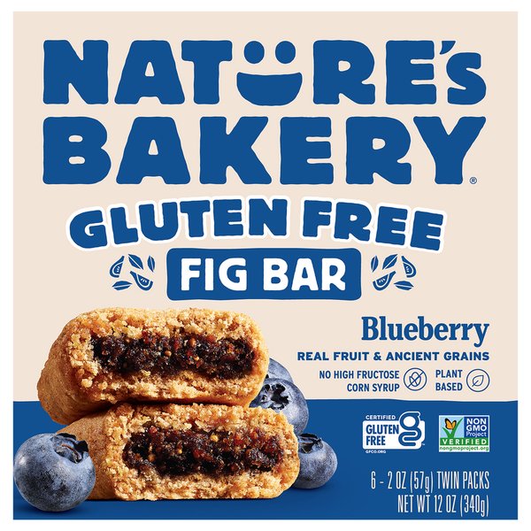 Cookies & Cakes Nature's Bakery Gluten Free Bluebery Fig Bar hero