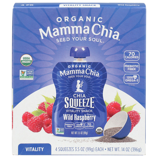 Juice & Nectars Mamma Chia Wild Raspberry Chia Squeeze hero