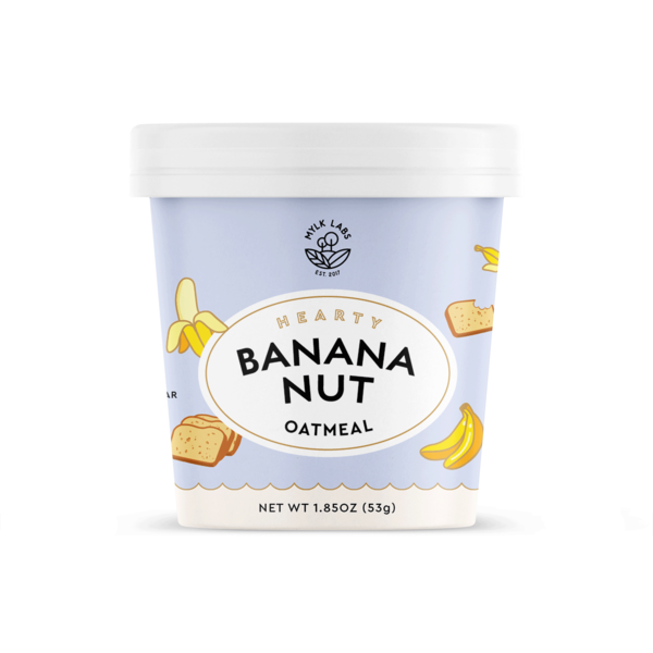 Mylk Labs Banana Nut Oatmeal Cup hero