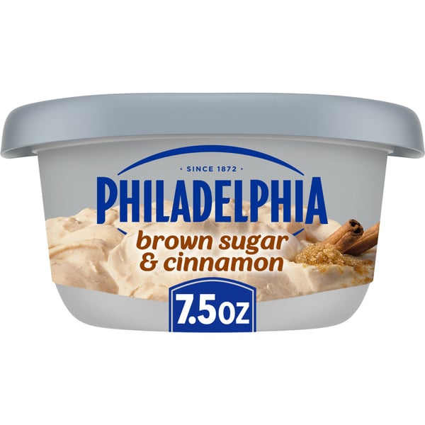 Other Creams, Cheeses & Dips Philadelphia Brown Sugar & Cinnamon Cream Cheese Spread hero