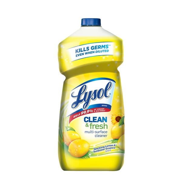 Cleaning Products Lysol Multi-Surface Cleaner, Sanitizing and Disinfecting, Sparkling Lemon & Sunflower hero