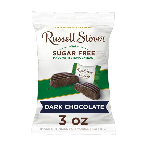 Candy, Chocolate & Gum Russell Stover Sugar Free Dark Chocolate Candy hero