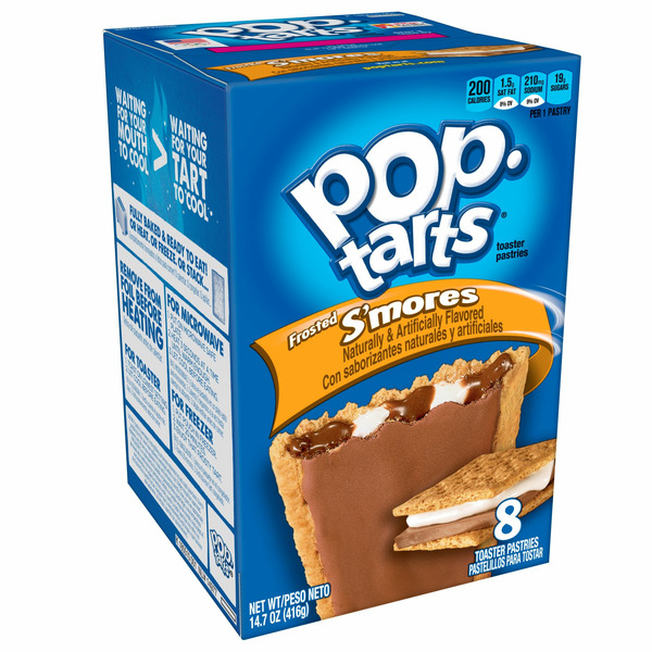 Breakfast Bars & Pastries Pop-Tarts Toaster Pastries, Breakfast Foods, Frosted S'mores hero