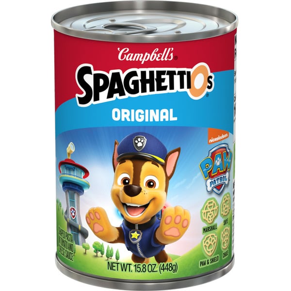 Instant Foods Campbell's Canned Pasta, Spider Man Shapes hero