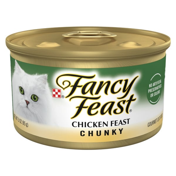 Wet Cat Food Purina Fancy Feast Chunky Chicken Feast Wet Cat Food hero