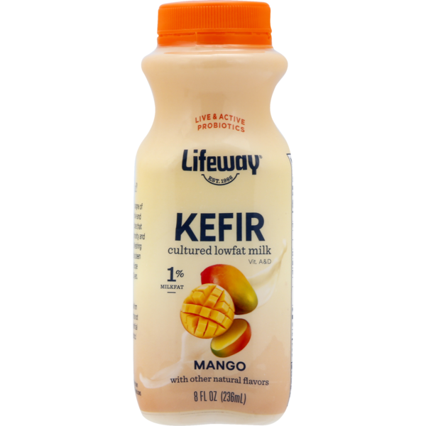 Yogurt Lifeway Kefir, Lowfat, 1%, Mango hero