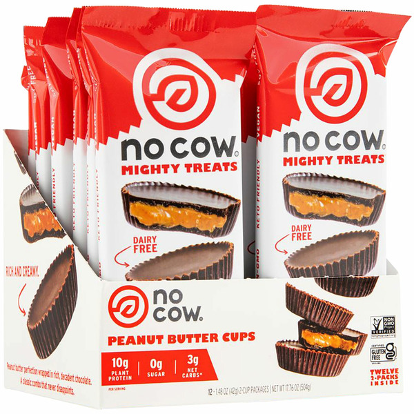 No Cow Dipped Chocolate Peanut Butter Cups hero