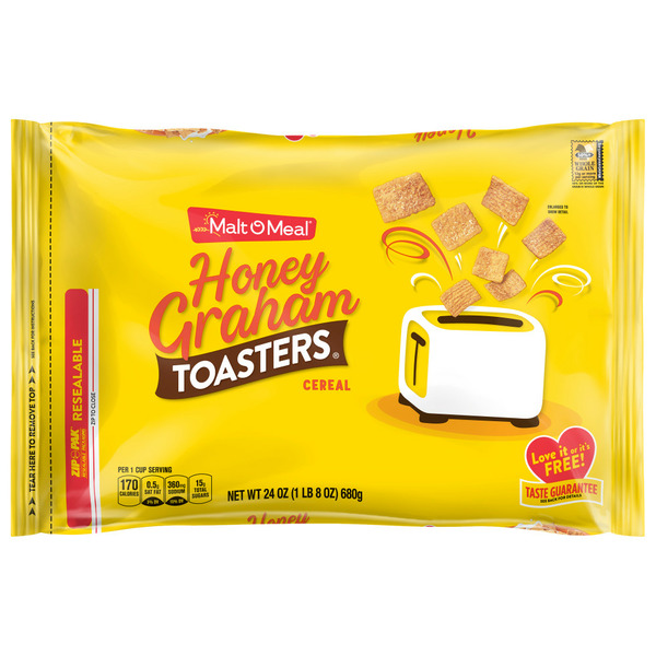 Cereal Malt-O-Meal Honey Graham Toasters Cereal hero