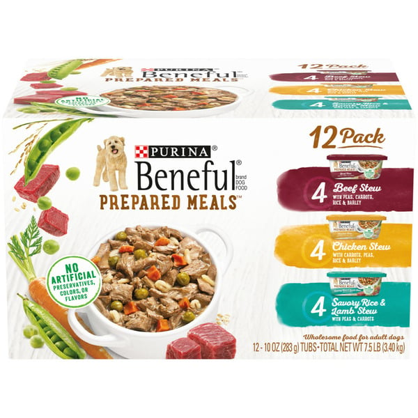 Dog Food & Care Purina Beneful High Protein, Wet Dog Food With Gravy , Prepared Meals Stew hero