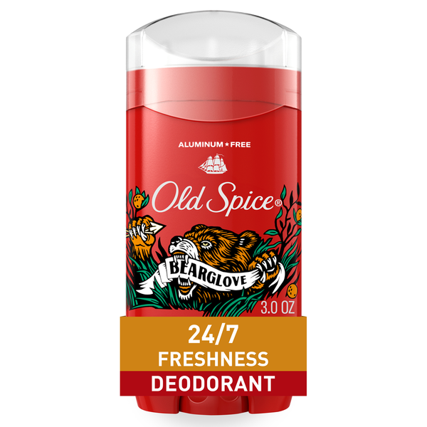 Old Spice Aluminum Free Deodorant for Men, Bearglove hero