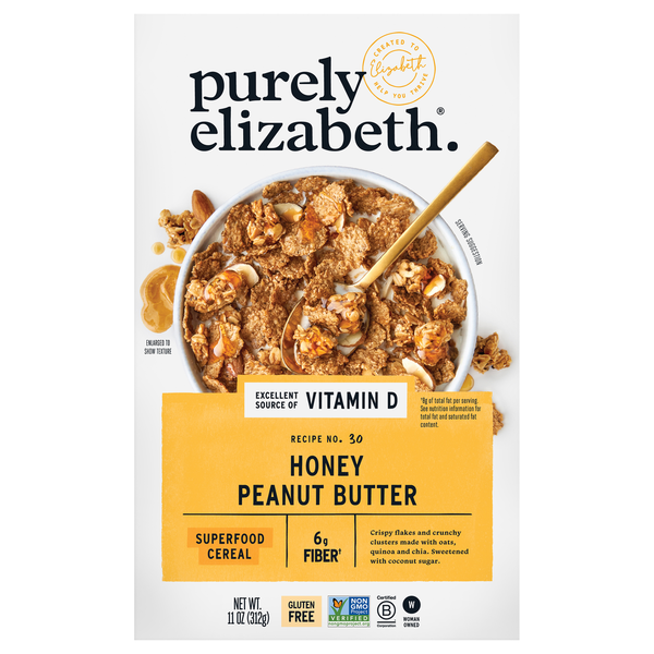 Cereal Purely Elizabeth Superfood Cereal, Honey Peanut Butter hero