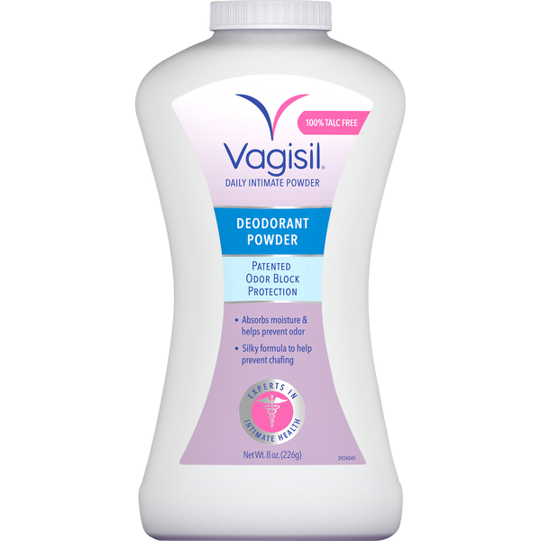 Feminine Care Vagisil Deodorant Powder, 100% Talc Free hero