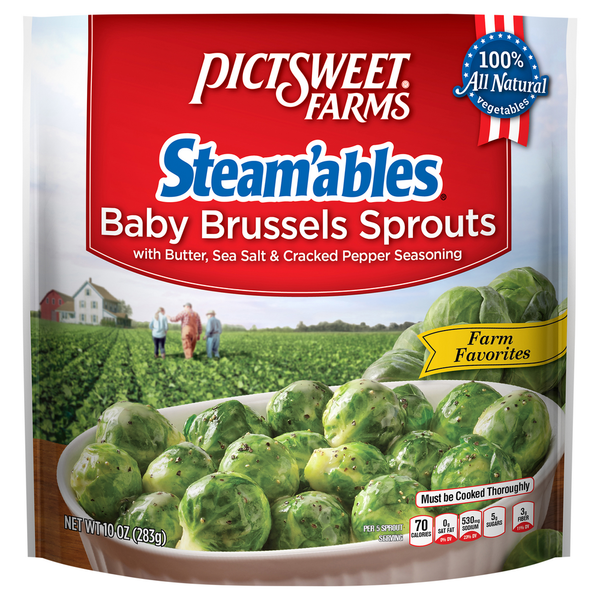 Frozen Produce Pictsweet Farms Brussels Sprouts, Baby hero