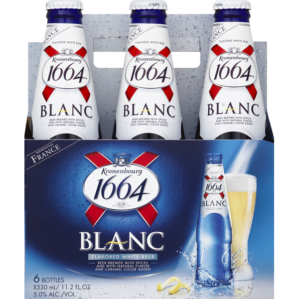 Beers & Coolers Kronenbourg Beer, Flavored White, Blanc hero