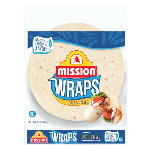 Tortillas & Flat Bread Mission Wraps Original hero