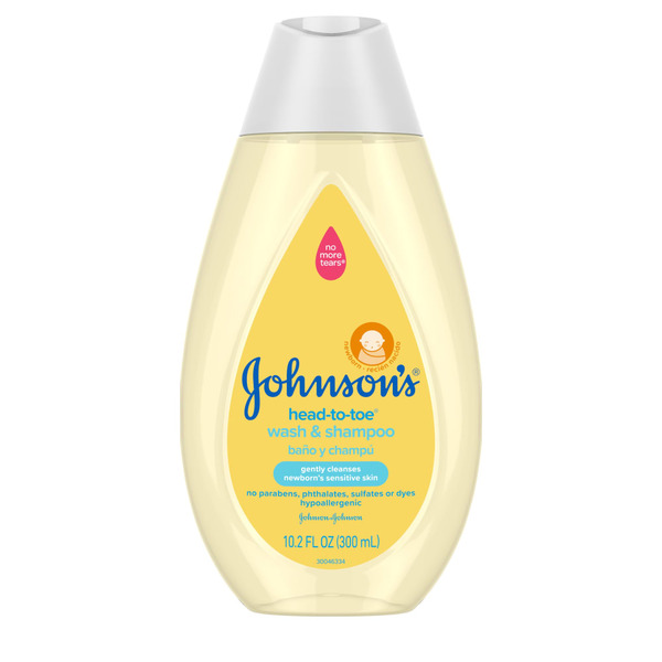 Baby Bath & Body Care Johnson & Johnson Head-To-Toe Tear-Free Baby Body Wash & Shampoo hero