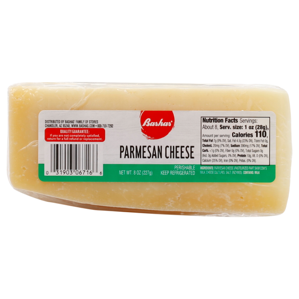 Packaged Cheese Bashas' Cheese, Parmesan hero