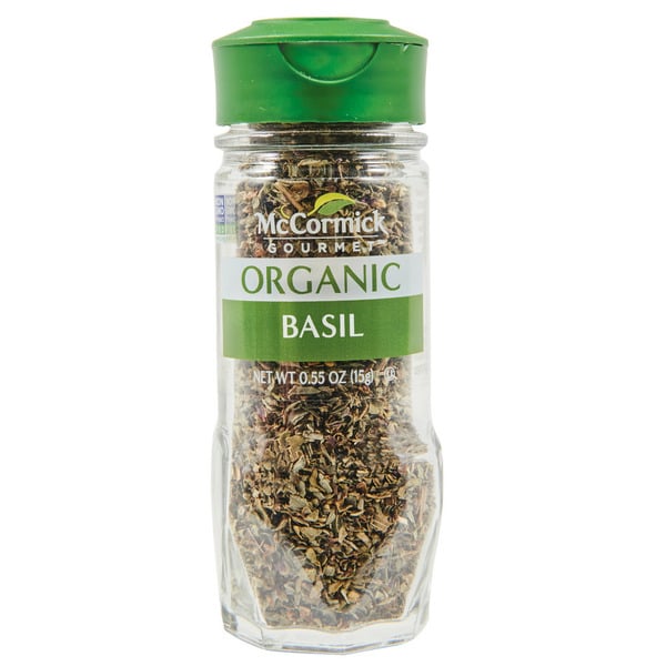 Spices & Seasonings McCormick Gourmet™ Organic Basil Leaves hero