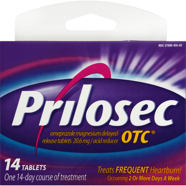 Digestion Prilosec OTC Acid Reducer, 20.6 mg, Delayed-Release Tablets hero