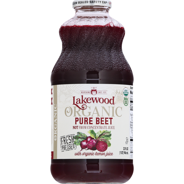 Juice & Nectars Lakewood Juice, Organic, Pure Beet hero