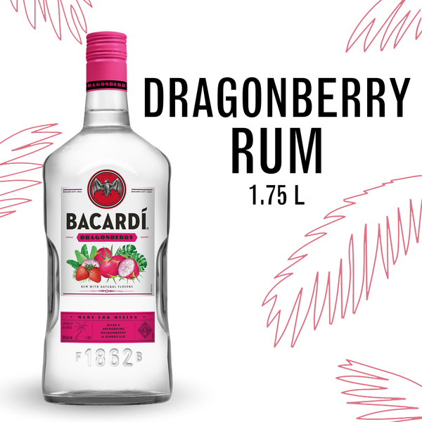 Rum Bacardí® Dragonberry Rum, Gluten Free hero