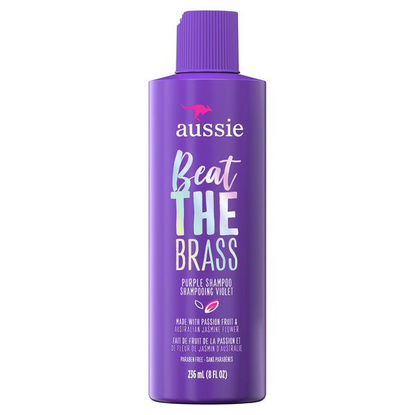 Hair Care Aussie Beat the Brass Purple Shampoo hero