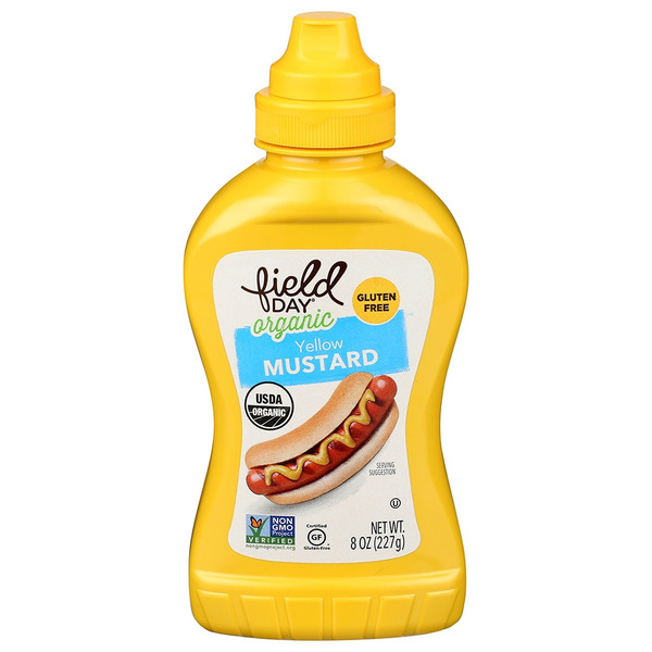 Condiments FIELD DAY Mustard, Yellow hero