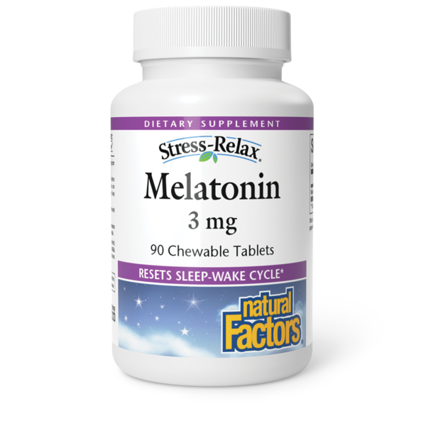 Stress & Sleep Aids Natural Factors Melatonin hero