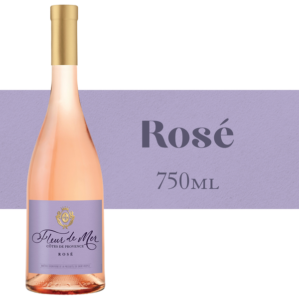 Blush Wine Fleur de Mer Cotes De Provence French Rosé Wine hero