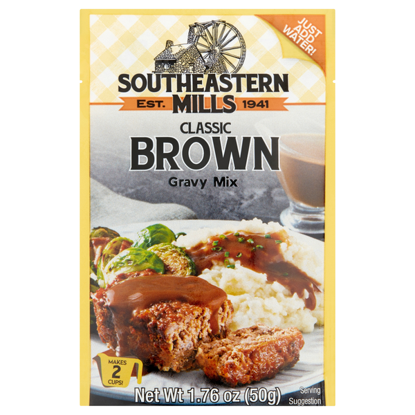 Marinades & Meat Preparation Southeastern Mills Gravy Mix, Classic, Brown hero