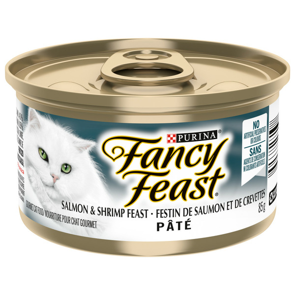 Cat Food & Care Fancy Feast Dishware Pâté Salmon & Shrimp Feast hero