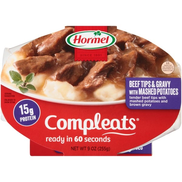 Instant Foods Hormel Tender Beef And Mashed Potatoes And Gravy hero