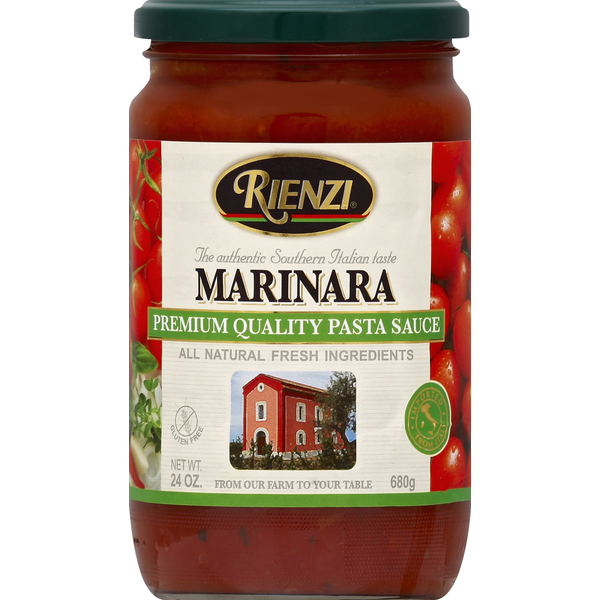 Pasta Sauce Rienzi Pasta Sauce, Marinara hero