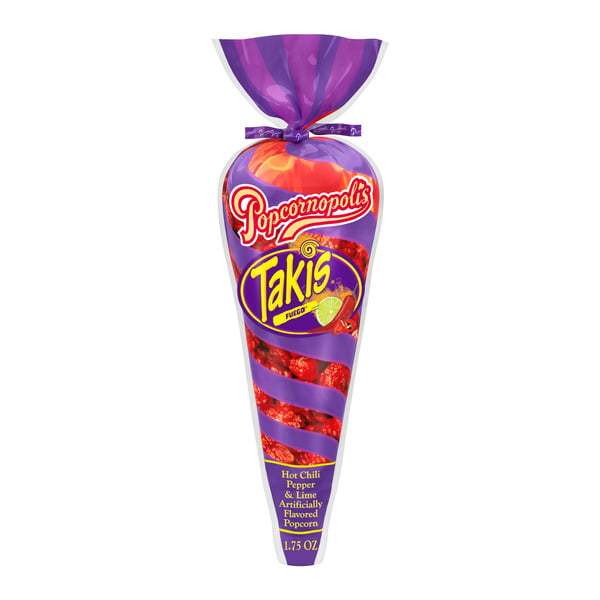 Popcorn & Jerky Popcornopolis Takis Fuego Popcorn Cone hero