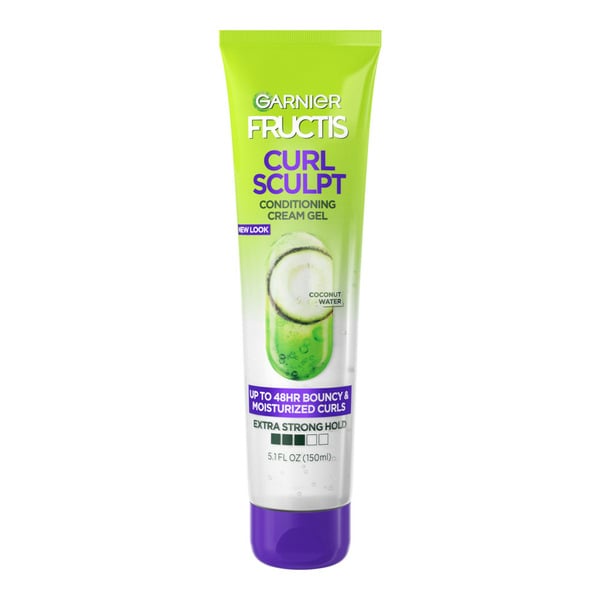 Hair Care Garnier Curl Sculpt Conditioning Cream Gel, Coconut Water, For Curly Hair hero