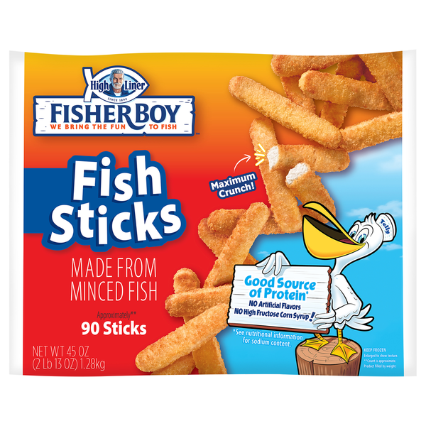 Frozen Meat & Seafood Fisher Boy High Liner Fish Sticks hero