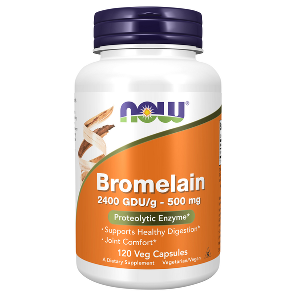 Digestive Aids/Enzymes/Cleanses NOW Bromelain 500 mg hero