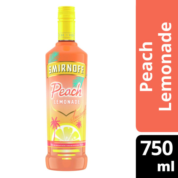 Liquor Smirnoff Peach Lemonade (Vodka Infused With Natural Flavors) hero