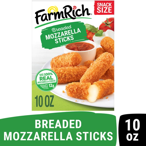 Frozen Appetizers & Sides Farm Rich Breaded Mozzarella Sticks hero