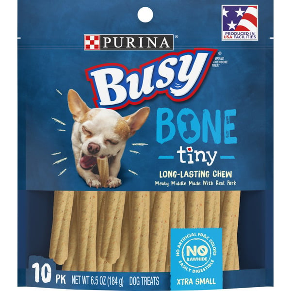 Purina Busy Made in USA Facilities Toy Breed Dog Bones, Tiny hero