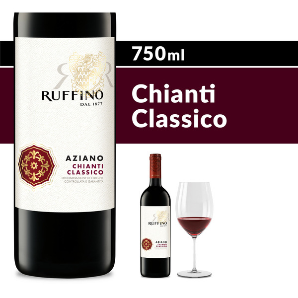 Red Wines Ruffino Aziano Chianti Classico DOCG Sangiovese Red Blend, Italian Red Wine hero