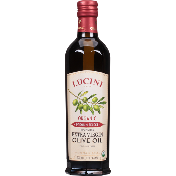 Oils, Vinegars & Fats Lucini Italia Olive Oil, Extra Virgin, Organic, 100% Italian, Premium Select hero