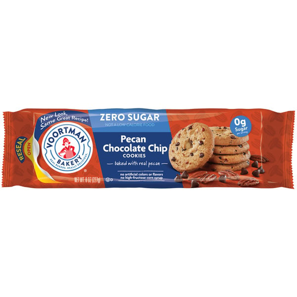 Cookies & Cakes Voortman Bakery Bakery Zero Sugar Pecan Chocolate Chip Cookies hero